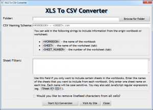 excel to csv converter batch